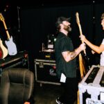 Courtney Barnett Instagram - so very grateful for this joyous tour crew 🧡🧡🧡 Photos by @poonehghana and me @hereandtherefest