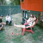 Courtney Barnett Instagram - so very grateful for this joyous tour crew 🧡🧡🧡 Photos by @poonehghana and me @hereandtherefest