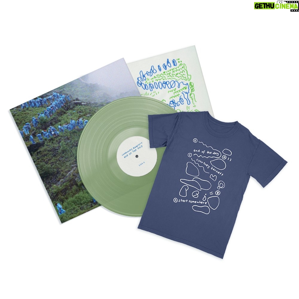Courtney Barnett Instagram - I designed some new tshirts for End Of The Day, which are available to pre-order now at the link above, and there are also some bundles available with the vinyl!