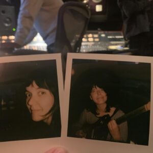 Courtney Barnett Instagram - Was a joy to write this song with my dear friend Sharon Van Etten ❤️ “Close To You” is out now (link in bio) as part of The Buccaneers soundtrack produced by Stella Mozgawa which is out Nov 8. Had such a lovely time recording this one with these glorious people!
Guitar & vocals @sharonvanhalen 
Drums @steezmeez
Bass @zachary_dawes 
Piano by Stefan Blair @customsborder
Engineered & mixed by @omaryakar 
Assistant engineer @spooky_jaccuzzi 
Mastered by @heba_kadry
Produced by Stella Mozgawa.
Guitar and some vocals by me. 

1st photo by @poonehghana from 2020. Studio Polaroids by Stella.