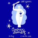 Courtney Barnett Instagram - Hamburg tonight! 8pm doors, 9pm @hachikumusic & 10pm CB. Poster by @lisajunius 💙 posters are delayed in transit so if they’re not at the merch desk tonight, they’ll be available online soon 💙 www.courtneybarnett.com.au/tour