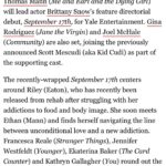Courtney Eaton Instagram - Something we’ve been working on for the last couple of months. I’ve never been more proud to be apart of something. Beyond grateful to @brittanysnow, our incredible little family and insanely hardworking crew. NYC you have my heart ❣️