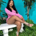 Courtney Godsey Instagram - Glowing & Growing 🌸 || MUA @bjmonet On set w. My dawg @ecrayjr 🤞🏽