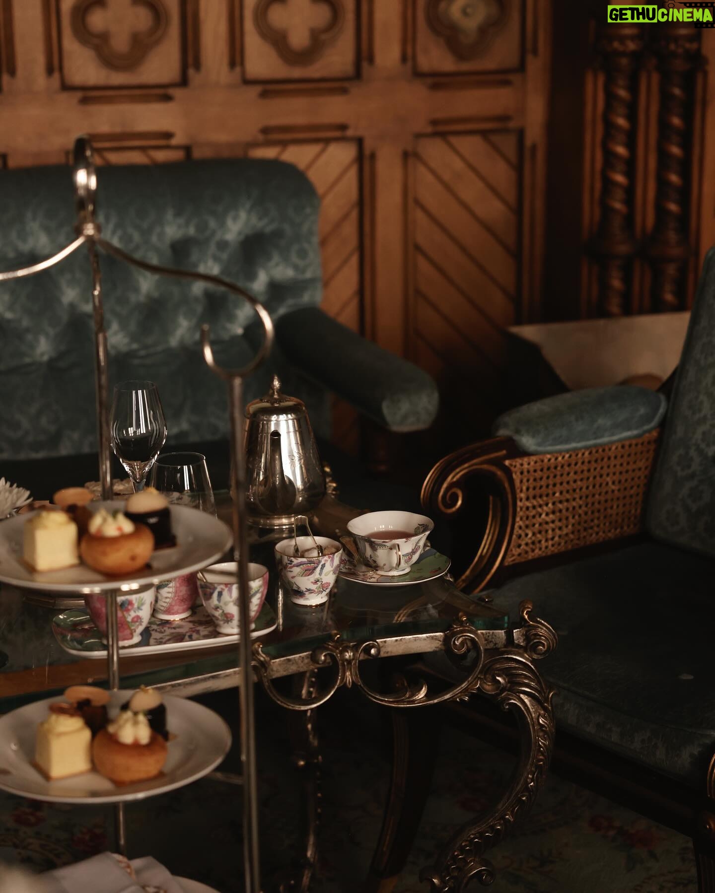 Courtney Halverson Instagram - But that’s just the trouble with me. I give myself very good advice, but I very seldom follow it. 🫖 Had this absolutely beautiful tea in this gorgeous salon at @ashfordcastle (all to ourselves) and felt just a little like Alice in Wonderland. What an absolutely surreal and gorgeous experience and one that I had to create a little magic to share with you here. And now (because I love a little drama) is it clotted cream and *then* jam on your scone, or jam first and then clotted cream? Please feel free to argue (in a friendly tone!) in the comments. . . . . #teatime #aliceinwonderland #feminineenergy #romanticstyle #romanticizeyourlife ps : Thank you Ashford for letting me play and thank you Eric for not minding when I asked to take 500 photos of the experience before getting to properly enjoy the tea as well.