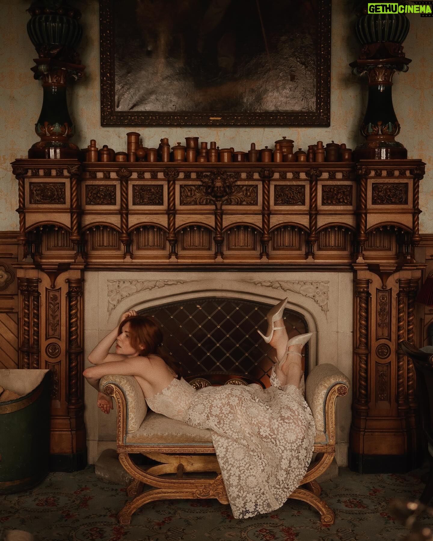 Courtney Halverson Instagram - But that’s just the trouble with me. I give myself very good advice, but I very seldom follow it. 🫖 Had this absolutely beautiful tea in this gorgeous salon at @ashfordcastle (all to ourselves) and felt just a little like Alice in Wonderland. What an absolutely surreal and gorgeous experience and one that I had to create a little magic to share with you here. And now (because I love a little drama) is it clotted cream and *then* jam on your scone, or jam first and then clotted cream? Please feel free to argue (in a friendly tone!) in the comments. . . . . #teatime #aliceinwonderland #feminineenergy #romanticstyle #romanticizeyourlife ps : Thank you Ashford for letting me play and thank you Eric for not minding when I asked to take 500 photos of the experience before getting to properly enjoy the tea as well.