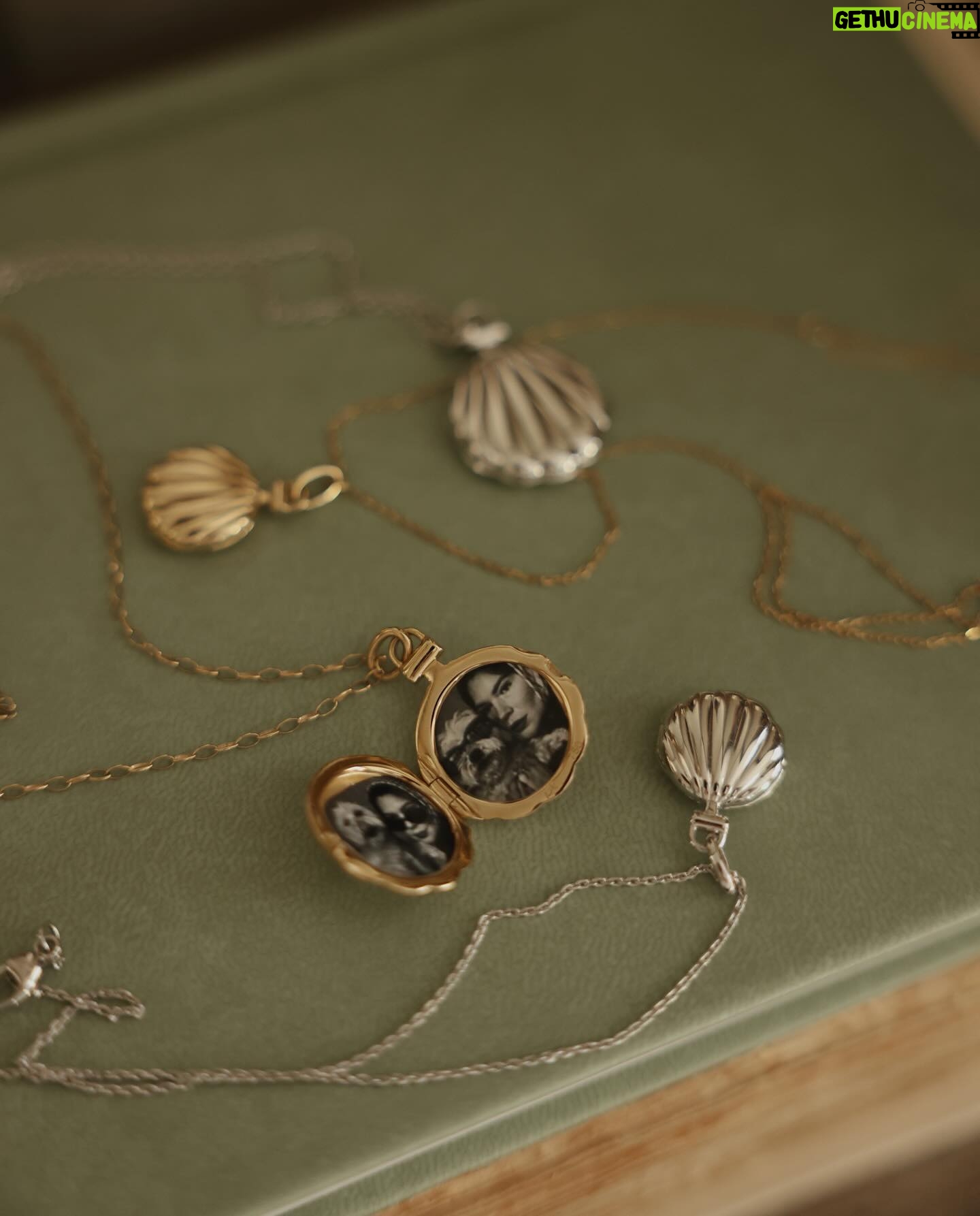 Courtney Halverson Instagram - Maybe I watched Annie a little too many times as a child, but to me there has always been something so beautiful and so nostalgic about a locket. A secret little treasure box that you can wear around your neck, a place to hold memories and to keep them close to your heart. I cannot express how thrilling it has been to launch this small collection of lockets with @monicarichkosann. The amount of messages and texts and congratulations has been so surreal - and it’s a bit of a “pinch me” moment. I’ve long since admired MRK pieces and when the idea came about to create a collection (alongside Monica herself) I said yes immediately. My first thought, as the collection came to life, was to photograph the pieces in Ireland - I still can’t believe it came true This collection means so much to me, and the shell shape was inspired by the feeling of walking along a beach, finding little hidden treasures, buried in the sand. If you’re as much of a hopeless romantic as I am, then please know these lockets were made with you in mind. ps : as of right now, the collection (in both sterling silver as well as 18k gold) is available now through April, and hopefully beyond then. 🐚 . . . . #ronanticstyle #locketnecklace #lockets #feminineenergy #ireland