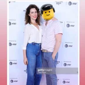Courtney Henggeler Instagram - My husband prefers me not to post his picture on social media. I suspect it has to do with the 11 unsolicited dick pics he received from overly enthusiastic Cobra Kai fans in Denmark. Or maybe he has another wife who’s super active on Instagram and then, well I guess the jig is up. Regardless, I had to post how stinkin proud I am of this guy. We’ll call him, Chad. Since he doesn’t like me tagging him in posts either. And is seemingly unaware if you just google “Courtney Henggeler’s husband” he’ll pop up. So will a picture of Jordan Knight. But that’s my own doing. 
The point is, Chad here produced this wonderfully weird movie that I’m just crazy about that premiered at  @tribeca  and he’s the shit. I love you Chad and I love  @happily_movie. And fine, I love Jordan Knight.  There. I said it.

Also I love @bdgrabinski but the amount of men I’m confessing my love for in this post feels vaguely inappropriate. So I’ll just say, you’re cool.