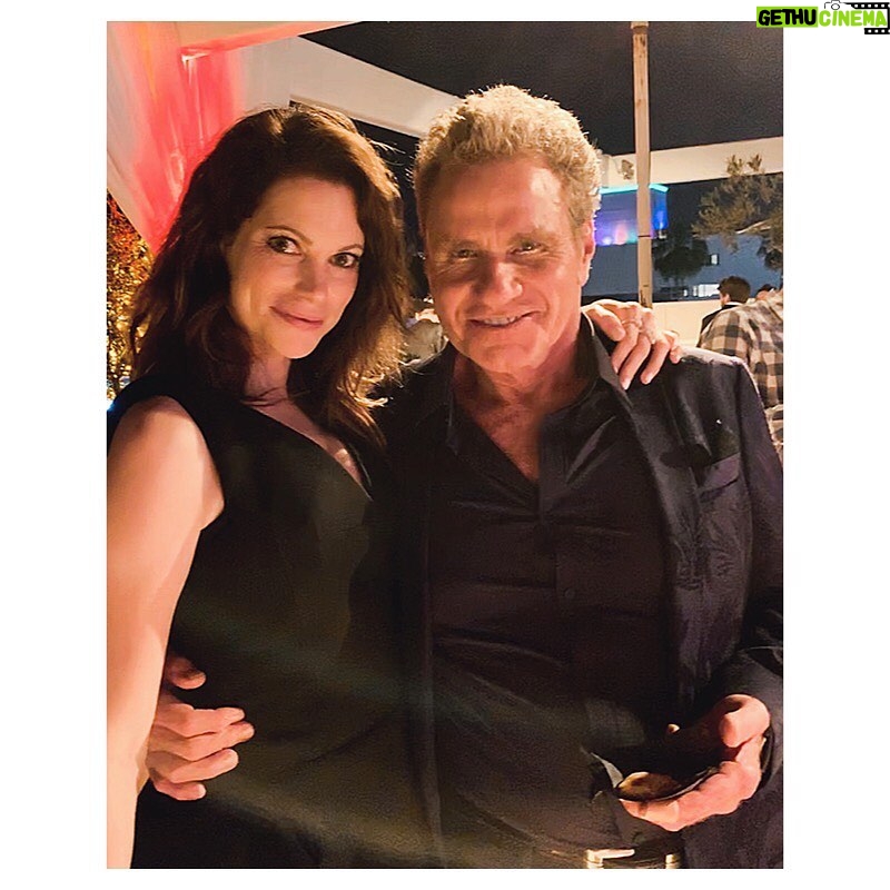Courtney Henggeler Instagram - Season 3 spoilers: Kreese & Amanda are dating. Just kidding. @martinkove and I are dating. UPDATE: My husband told me to stop telling people I’m dating Martin Kove. 🙄 Fine. We’re not dating. It would never work. What would we even call our dojo? @cobrakaiseries