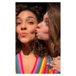 Courtney Henggeler Instagram – Not gonna lie. The day @veryvness showed up on the set of Cobra Kai with her longer than humanely possible legs, adorable dimples and generally delightful personality – my first thought was: 
“Well fuck her then.” 
Followed by: 
“Who does she think she is, being abnormally tall? That’s MY thing.”
Wait. And she’s nice too. Wicked smart AND younger than me?
Screw that chick. 
Who has time for this shit?
But then of course we started talking.  And I realized there’s no one in the world I’d rather hang out, partially dressed, in a bathtub with. 
Happy Birthday to my favorite Sagittarius!  You are a friggin delight. 🎉🎂
