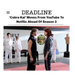 Courtney Henggeler Instagram - Perhaps you’ve heard that @cobrakaiseries is moving to @netflix. But perhaps you haven’t heard that season 3 takes some weird-ass twists. Also, I don’t have too much time on my hands in quarantine. YOU have too much time on your hands in quarantine.