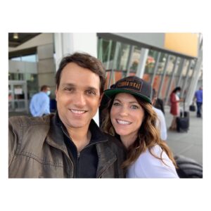 Courtney Henggeler Instagram - It seems like only yesterday 7 year old Courtney was watching the Karate Kid thinking, “Gee, I wonder if that will be my future husband…” 
I’m obviously referring to Pat Morita. 
But then my mom reminded me that I was 7 and he’s  like 43 and I’m pretty sure that’s illegal. 

The next logical step was to hold out 30 years until I could meet Ralph Macchio and make a fake family with violent tendencies with him. 
And here we are. 

Happy Birthday Ralph! 
I’m so happy to be fake married to a 60 year old.