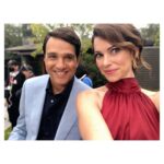 Courtney Henggeler Instagram – Look at this handsome son-of-a-gun. Writing books, teaching fictional karate, drinking the blood of babies to stay eternally young…WHAT A MAN! 
What a legend. 
What a fake husband.
What a real friend. 
I mean, not real enough to write a personal inscription in my own copy of #waxingon 
But he’s too busy making pacts with satan himself to keep that effervescent glow, to care. 
I feel pretty lucky to have spent the  last 5 years hanging around such a class act. 
Even when he doesn’t know I’m there. 
Like right now. I’m in his basement. 

3 cheers for @ralph_macchio ! 🥋
