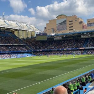 Courtney Henggeler Instagram - I’m not saying being the only American women at the @chelseafc @westham match was the reason @cmpulisic scored the only goal today.

Or even that being the only women there period, had anything to do with it. 

What I am saying is, 
I’m good at drinking beer.