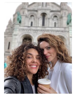 Courtney Henggeler Instagram - Welcome to my virtual Parisian scrapbook, starring: @veryvness, our matcha lattes cups, a blinding amount of wind, Photos that might as well have been taken in my garage since there is no actual Parisian landmark in it, and me. The girl who spent the majority of 4th grade  convincing her class she was French by informing them she ate French toast for breakfast . 

These photos would have come in handy 4th grade Courtney.