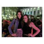 Courtney Henggeler Instagram - When Mother’s Day meets Mary Mouser Day I get to post this picture even tho I have no idea where we took it or why we’re so good at synchronized elbow posing or how it’s possible that even though we are almost 20 years apart we basically look like 15 year old twins. Might be my choice in filters. The point is HAPPY BIRTHDAY @missmarymmouser the sweetest, badass, fake daughter I know. 🥳
