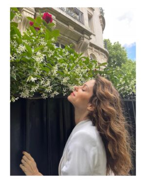 Courtney Henggeler Instagram - Welcome to my virtual Parisian scrapbook, starring: @veryvness, our matcha lattes cups, a blinding amount of wind, Photos that might as well have been taken in my garage since there is no actual Parisian landmark in it, and me. The girl who spent the majority of 4th grade  convincing her class she was French by informing them she ate French toast for breakfast . 

These photos would have come in handy 4th grade Courtney.