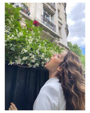 Courtney Henggeler Instagram - Welcome to my virtual Parisian scrapbook, starring: @veryvness, our matcha lattes cups, a blinding amount of wind, Photos that might as well have been taken in my garage since there is no actual Parisian landmark in it, and me. The girl who spent the majority of 4th grade  convincing her class she was French by informing them she ate French toast for breakfast . 

These photos would have come in handy 4th grade Courtney.