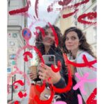 Courtney Henggeler Instagram - Welcome to my virtual Parisian scrapbook, starring: @veryvness, our matcha lattes cups, a blinding amount of wind, Photos that might as well have been taken in my garage since there is no actual Parisian landmark in it, and me. The girl who spent the majority of 4th grade convincing her class she was French by informing them she ate French toast for breakfast . These photos would have come in handy 4th grade Courtney.