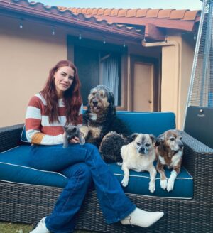 Courtney Hope Instagram - The greatest thing I’ve ever failed at 🥹. 

Welcome to the family Nova. 💫 

Many (most) of you said that I should keep her. But that was NEVER my intention.  FOUR animals on my own, my asthma.. NO way… like, it was never on my radar. As I kept saying, “ that’s CRAZY.”... MANY said she came to me for a reason, which I believed, but I felt like I was a stepping stone to her future family until she healed. Also, because as someone that is BEYOND allergic to cats with my asthma, had a few in the family as a kid and couldn’t go near, never in my wildest dreams did I ever intend to have one in my home as an adult. I tried to encourage so many others to take her, kept telling her she’d have the best home soon with the best family, emotionally tried to keep her at a distance, but God is doing something magical with this one. 

She’s a FORCE of a cat. She’s teaching me so much about life, confidence, authenticity, resilience and faith. Plus, a few more things personally that I may share one day. I cry every time I talk about how much she means to me and how I feel something larger working within her for both of us (the tears are actually ridiculous😂😭).. 

When God brought me Stevie, I didn’t even like dogs and they terrified me, but I KNEW I needed her for some weird reason and my soul ached until I knew she was safe with me. She became my soul dog and paved the way for me and my familys love of dogs ever since. She unlocked something within me I never knew I needed, and now Nova has done the same. 

Thank you all for the love and encouragement- I know many of you called this from the start, so congrats haha. ALL the allergy friendly remedies and tips they’ve been a GODSEND! (Please send anymore you have too🙏🏼)

And thank you to @maedayrescue!! You guys are beyond wonderful! I’m sorry I failed at the task you assigned me 😂😂🥺… If anyone is looking for a dog or cat, please check them out they are incredible!! ❤️🫶🏼

And thank you to my parents, @dajoker_z71 and @tatiana_profeta for helping me take care of her and heal her, loving her and welcoming her with open arms into our family’s now very large pack of 6 fur babies. You guys are the greatest 🥰❤️