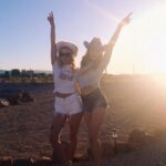 Courtney Hope Instagram – Wild🌾, Free🌞, and Bride to Be 👰🏼‍♀️ 

Celebrating @moresweettea and her love🌻🥰 couldn’t have been more perfect!  I love my girls!
