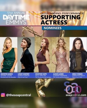 Courtney Hope Instagram - I’m so honored and excited to be standing next to these incredibly talented women! 🥰🥹 .. HUGE Congrats to my whole  @youngandrestlesscbs cast and crew for ALL their nominations and constant dedication to telling these stories day after day! 🫶🏼🫶🏼

Thank you to everyone who has supported me and this heartbreaking and life altering story of child loss ❤️🕊️! I couldn’t be more humbled to be the vessel through which this story was told.