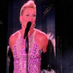 Courtney Kemp Agboh Instagram - Oh my Lord @pink was just amazing last night. Soaring through the air upside down, singing her heart out, reminding us to love the imperfect versions of ourselves… and then she brought out @alanis and they sang “You Oughta Know” together and my inner teenager from CT exploded into a blur of Doc Martens, flannel and joy and for a minute they made 1990-1994 okay and not something I have to heal from but something I fucking survived. Live music with real artists can do that. AI can’t. Just sayin’. Thanks to @pink @alanis @benatargiraldo for the unbelievable music and dance we witnessed tonight.