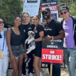 Courtney Kemp Agboh Instagram - An amazing day at the #PowerUniverse picket! Members of the cast and crew of #Power, @ghoststarz @raisingkananstarz, and @forcestarz all came together outside CBS TV City. All photos crédit @shanasteindirect