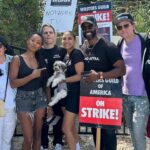 Courtney Kemp Agboh Instagram - An amazing day at the #PowerUniverse picket! Members of the cast and crew of #Power, @ghoststarz @raisingkananstarz, and @forcestarz all came together outside CBS TV City. All photos crédit @shanasteindirect