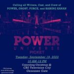 Courtney Kemp Agboh Instagram - repost @safiamdirie • Tuesday, September 19 10-a-12pm the Power Universe is canceling Christmas at CBS Television City! Come out and really screw up Bill Maher’s Day!