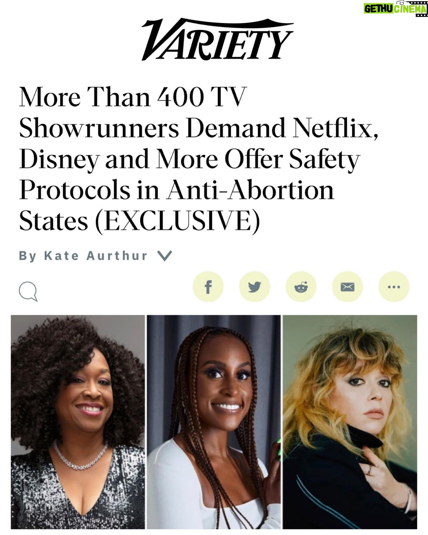 Courtney Kemp Agboh Instagram - Glad to be counted among these showrunners supporting human rights…