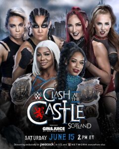 Courtney Stewart Instagram - The WWE Women’s Tag Team Championship will be on the line when @biancabelairwwe & @jadecargill defend against @wwe_alba & @isla_dawn and @qosbaszler & @zoeystarkwwe in a Triple Threat Tag Team Match! 👊👊👊🏰