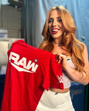 Courtney Stewart Instagram - Monday Night Dawn ❤️

Top choice @scrapdaddyap, proud of you 🫡 

#UnholyUnion #WWERAW
