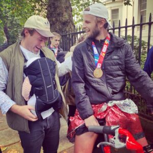 Cressida Bonas Instagram - Wow watching the marathon today was amazing and quite emotional... People coming together running for a cause they feel passionate about. Especially after these covid times it was really special to see. So proud of my husband who was running for @jamesplaceuk a suicide prevention charity set up in memory of his brother James. His time was a mega 3:27. Woop woop!!❤️❤️❤️ #jamesplace #londonmarathon2021