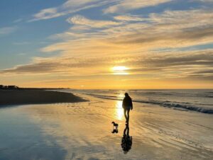Cressida Bonas Instagram - That sunrise and those little sausage legs… 😍