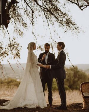 Cressida Bonas Instagram - My best friends got married 🤍 🤍! … So much love for these two beautiful hearts @georgiaforbes1 💫 photos by @divinedayphotography