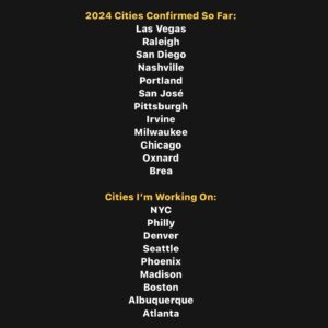 Cristela Alonzo Instagram - Hello! In case you’re keeping track, here’s what I’m working on. I FORGOT TO ADD LOS ANGELES! I’m working on a proper LA date LA!

I’ll post as tickets become available to purchase.