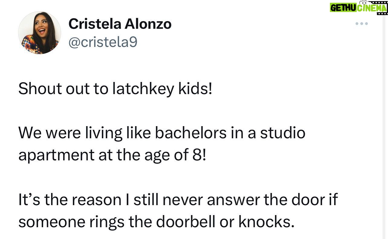 Cristela Alonzo - 3.4K Likes - Had to make my food and think about the 9-5 school job I had back in the day.