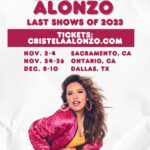 Cristela Alonzo Instagram - LAST SHOWS OF 2023! Going back on the road mid-January. Taking a month off! UPDATES: Sacramento: ALL SOLD OUT (except Thurs) Ontario: TWO SOLD OUT (late shows/Sun avail) Addison: All shows available (will sell out) See you there! 😘