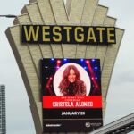 Cristela Alonzo Instagram - FIRST SHOW OF 2024: Cloudy day in Las Vegas today. Doing my first Vegas casino show today where Elvis used to play. The history nerd in me loves this. See you tonight @westgatevegas! I have weird feelings about Vegas. I’m learning that I love the shows and don’t care about the party atmosphere. Hope to come back more often.