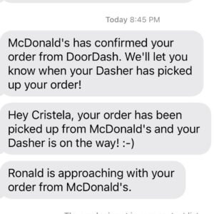Cristela Alonzo Instagram - Ronald brought it to me personally!!! Gonna order Burger King now and keep an eye out for a crown.