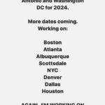 Cristela Alonzo Instagram - Giving you updates as I get them. Sometimes when I don’t post about certain cities, it’s not because I’m not coming…certain cities just take a little longer to hear back from. And like I said….I am still working on more!