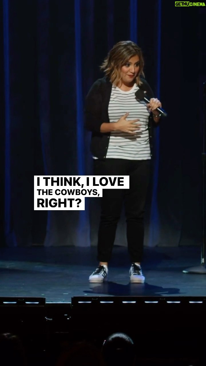 Cristela Alonzo - 84.5K Likes - This is about my love of the Dallas Cowboys but really…it’s about any team you love so hard that no matter what, you STILL support.
Seasons start with dreams and end with nightmares. Either way, your team is your team.
From my FIRST @netflixisajoke @contodonetflix special “Lower Classy” shot in San Antonio in 2016. #cristelaalonzo #Cowboys #football