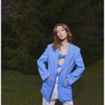 Cristiana Capotondi Instagram - I’m blue 📷 @olivierdesarte_photography @grazia_it