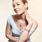 Cristiana Capotondi Instagram - My summer in Bulgari 🤍 @bulgari #Bulgari #BulgariJewelry #DivasDream #adv