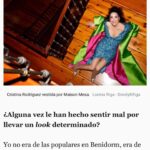 Cristina Rodríguez Torres Instagram - Esta entrevista me ha hecho especial ilusión, no por lo impecable, intachable y profesional que ha sido si no por quien me la hecho. @raul_rodo es la persona que está de atrás de este artículo. Raul Rodríguez. ❤️ Nos conocimos hace muchos años, el tenia 23 años, yo muchos más y hablamos y nos miramos a los ojos. Raul empezaba su carrera profesional, estaba lleno de incertidumbre pero cuando lo conoces, sabes que va a llegar y Ha Llegado… y lo que te queda Amigo. Gracias. 😍 Y a todos lo que han hecho posible esta entrevista ha sido un regalo fantástico. @genelromero a ti sobre todo. A @cosmeticamimate por estar juntas y por la piel. @hoteltotem que nos acogió. @agatharuizdlprada @maisonmesa @lolacasademunt @15segundos_agencia las fotos son de @dondykriga y el maquillaje de @kilpa_19