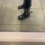 Cristina Scabbia Instagram – That day I went in a store and tried Crocs cowboy boots.
Yay or nay?