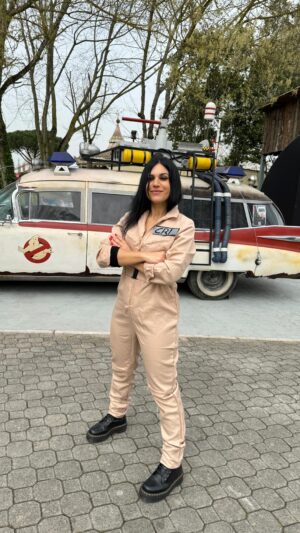 Cristina Scabbia Instagram - My pet is so cute, isn’t it? 
(much more in the stories!)

@mirabilandia_ufficiale 
@sonypicturesit 
#ghostbustersminacciaglaciale 
#ekto1italy 
#adv
