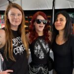 Cristina Scabbia Instagram - FINALLY I got to meet with this amazing Women who made history for more than one reason AND they are beautiful inside out 🤘🏻 So happy! @dialmformorgan @mercedesdrums @officialkittie