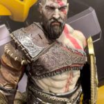 Cristina Scabbia Instagram - Meet my bodyguards. Thanks to the magic hands (and hearts) of @simona.bordonaro1 and @al_resin_painter these majestic hand painted statues are safe and happy in Scabbia’s fortress. I mean; aren’t they awesome?? #godofwar #kratos #thor
