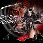 Cristina Scabbia Instagram - Always ready for the counterattack. If I had an alter ego how would be named? art by @luyi.wang